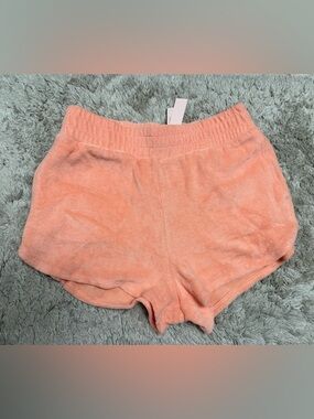Victoria’s Secret Peach Terry Cloth Lounge Shorts